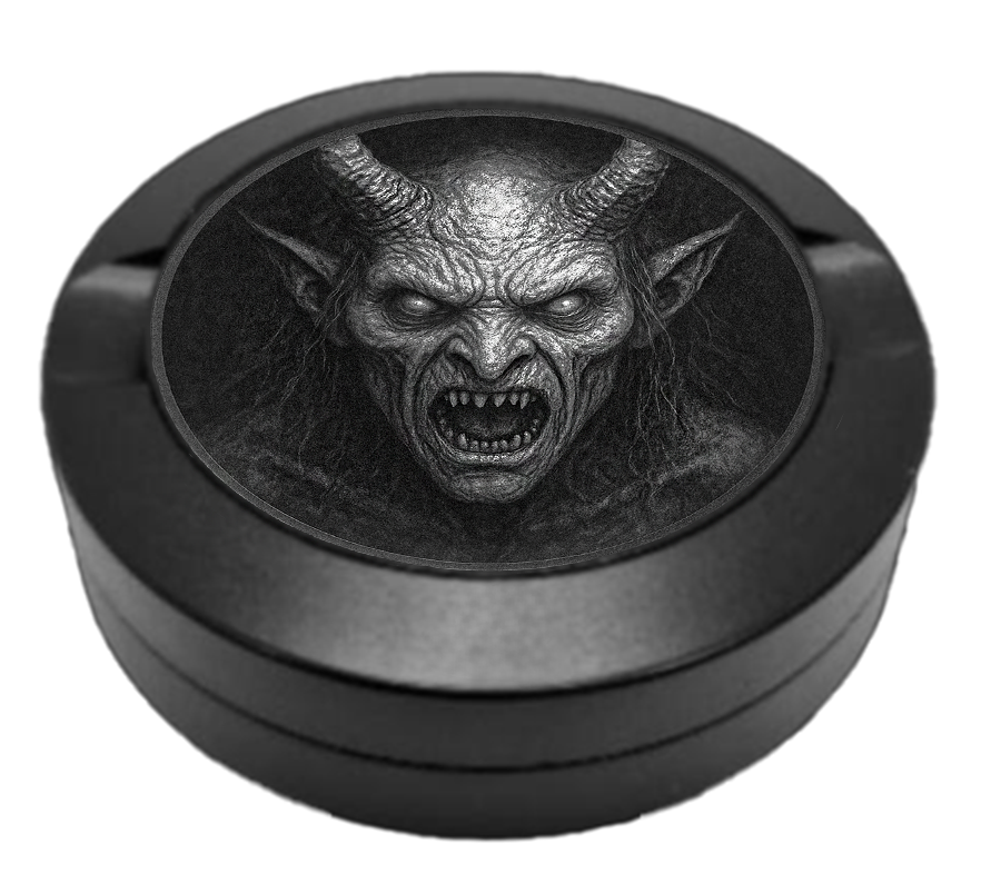 Die Snusdose zeigt einen gefürchigen Dämon Namens Azazel. Diese Snusdose ist nur für Grusel-Fans