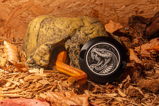 Gravierte Snusdose Aluminium "Black Venom" 3-tlg.