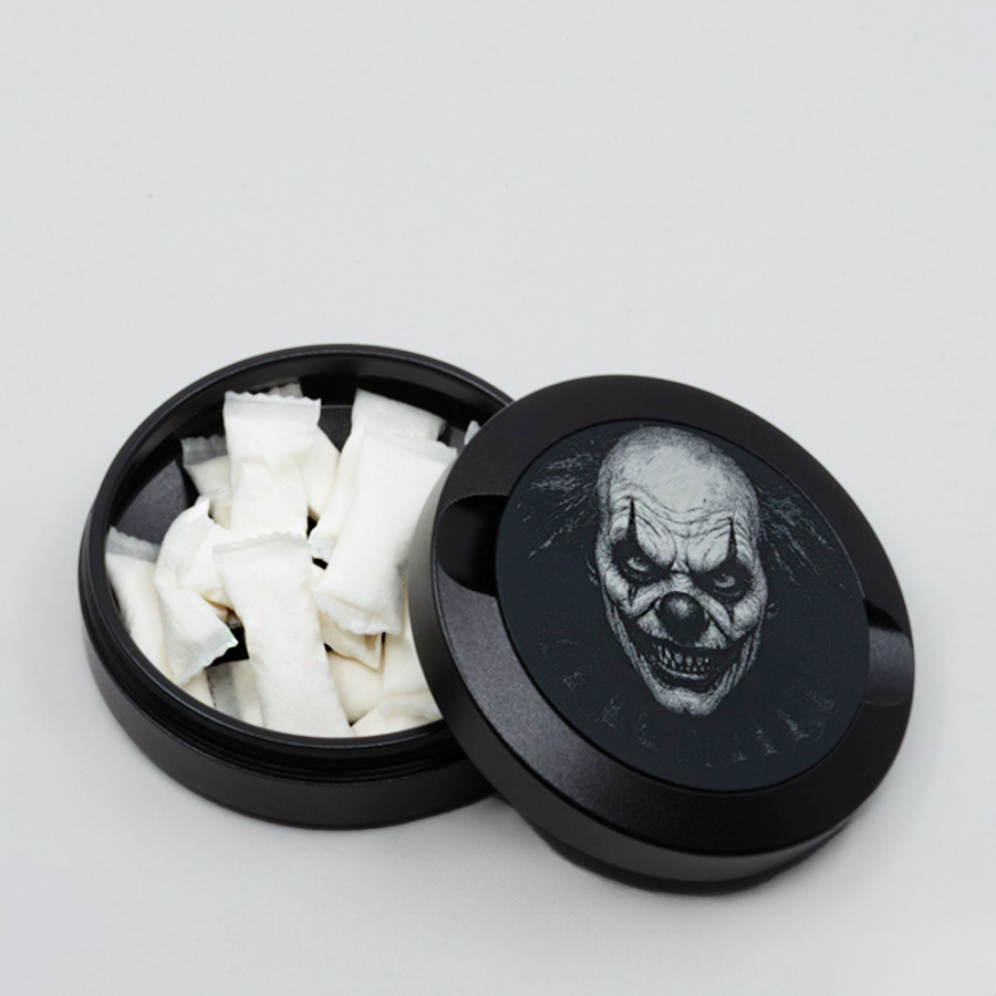 Gravierte Snusdose Aluminium "Evil Break" 3-tlg.