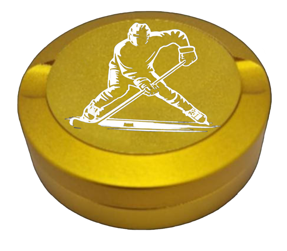 Gravierte Snusdose "Eishockey Spieler" 3-tlg.