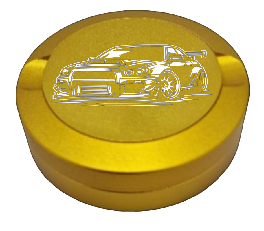 Gravierte Snusdose "Rennauto" 3-tlg.