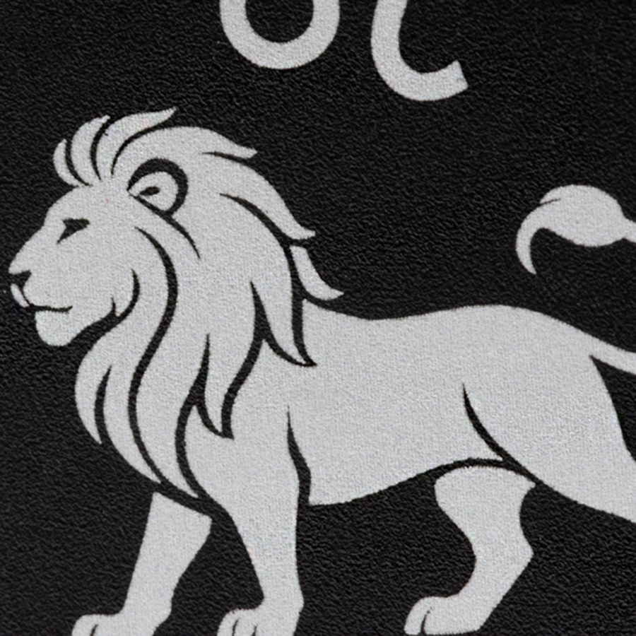 Gravierte Snusdose Aluminium "Sternzeichen Löwe" 3-tlg.