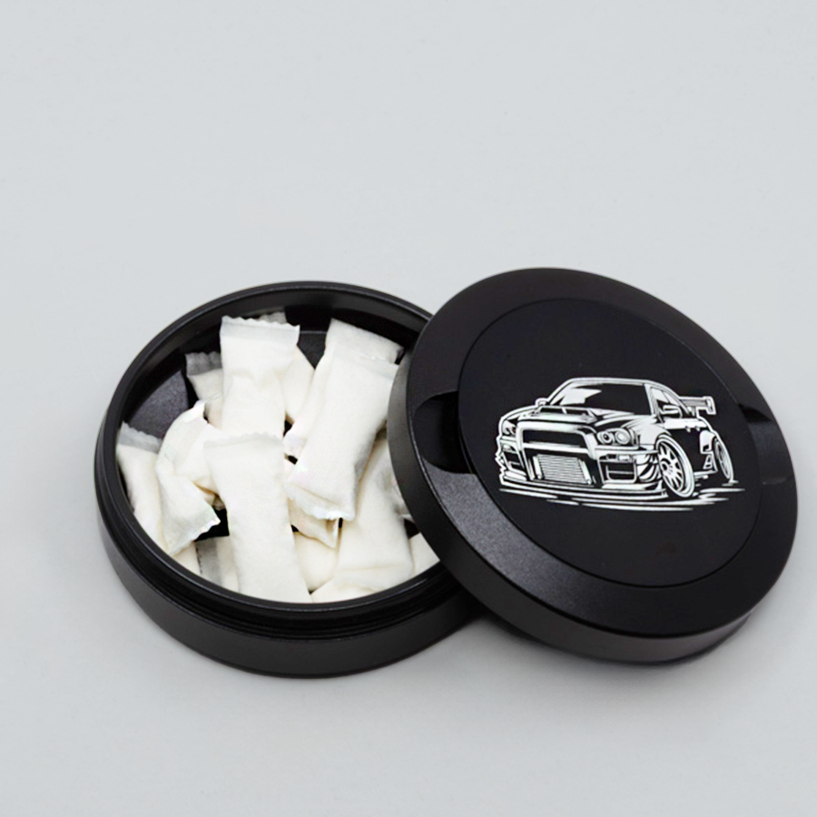 Gravierte Snusdose Aluminium "Nitro Rush" 3-tlg.