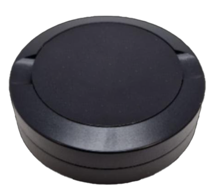 Unifarbene Snusdose in Schwarz, ideal zum Personalisieren- hochwertig, schlicht und perfekt für individuelle Gravuren.