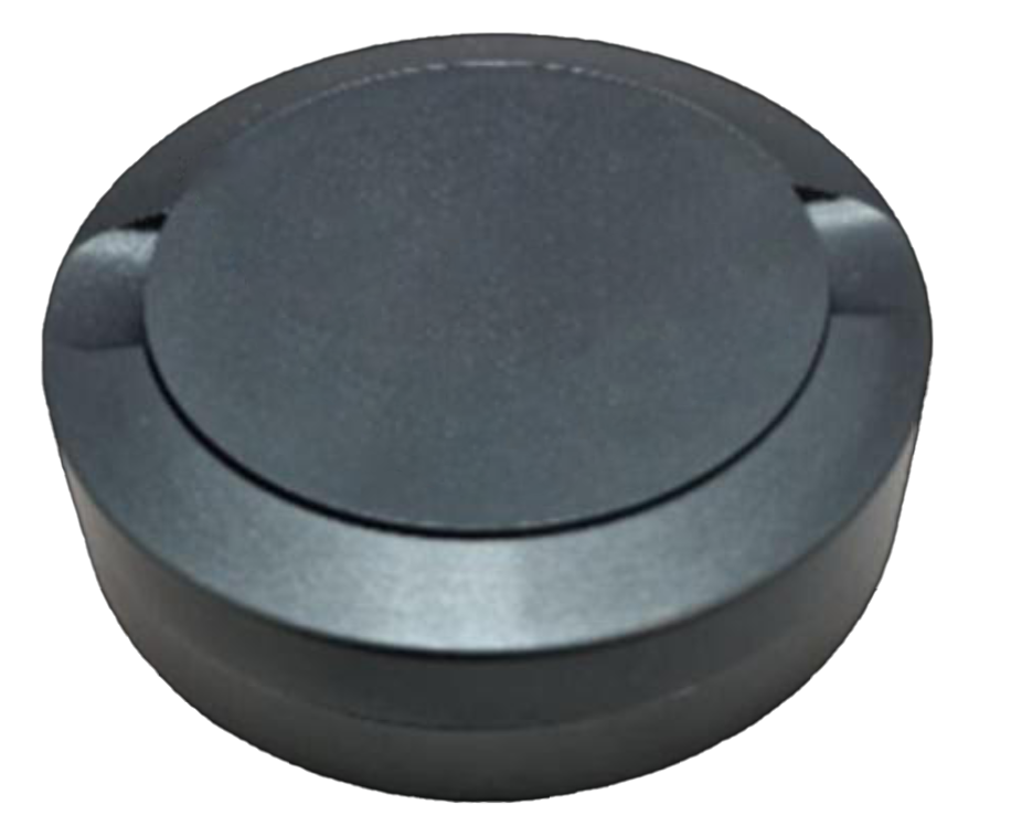 Unifarbene Snusdose in Grau, ideal zum Personalisieren- hochwertig, schlicht und perfekt für individuelle Gravuren.