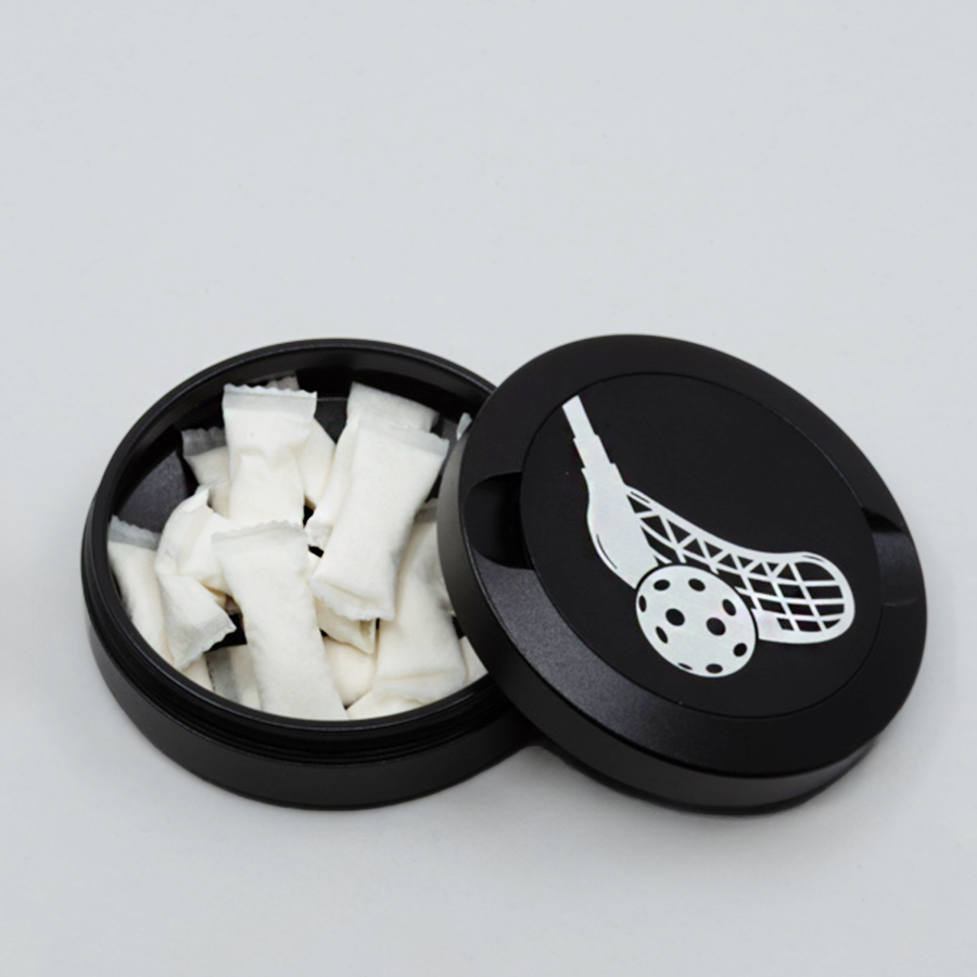 Gravierte Snusdose Aluminium "Stick & Strike" 3-tlg.