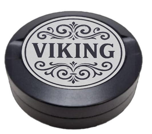 Gravierte Snusdose Aluminium "VIKING" 3-tlg.