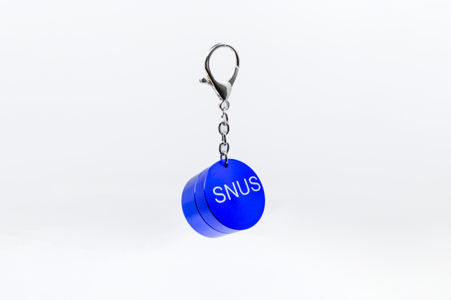 Mini Snusi Blau - der Schlüsselanhänger für kleine Rationen