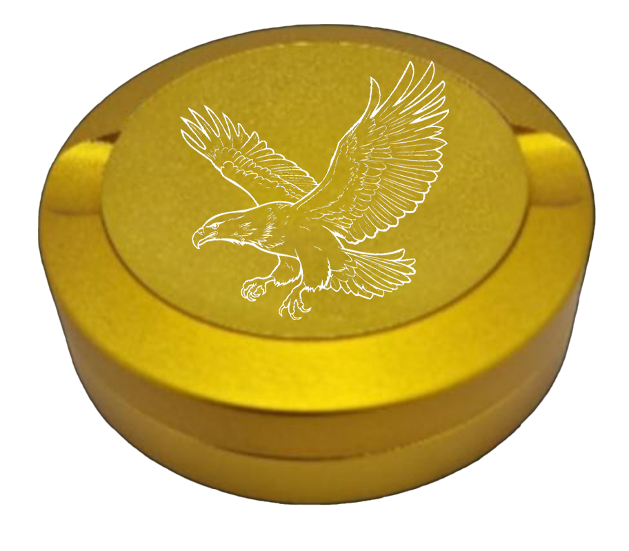 Gravierte Snusdose "Adler" 3-tlg.