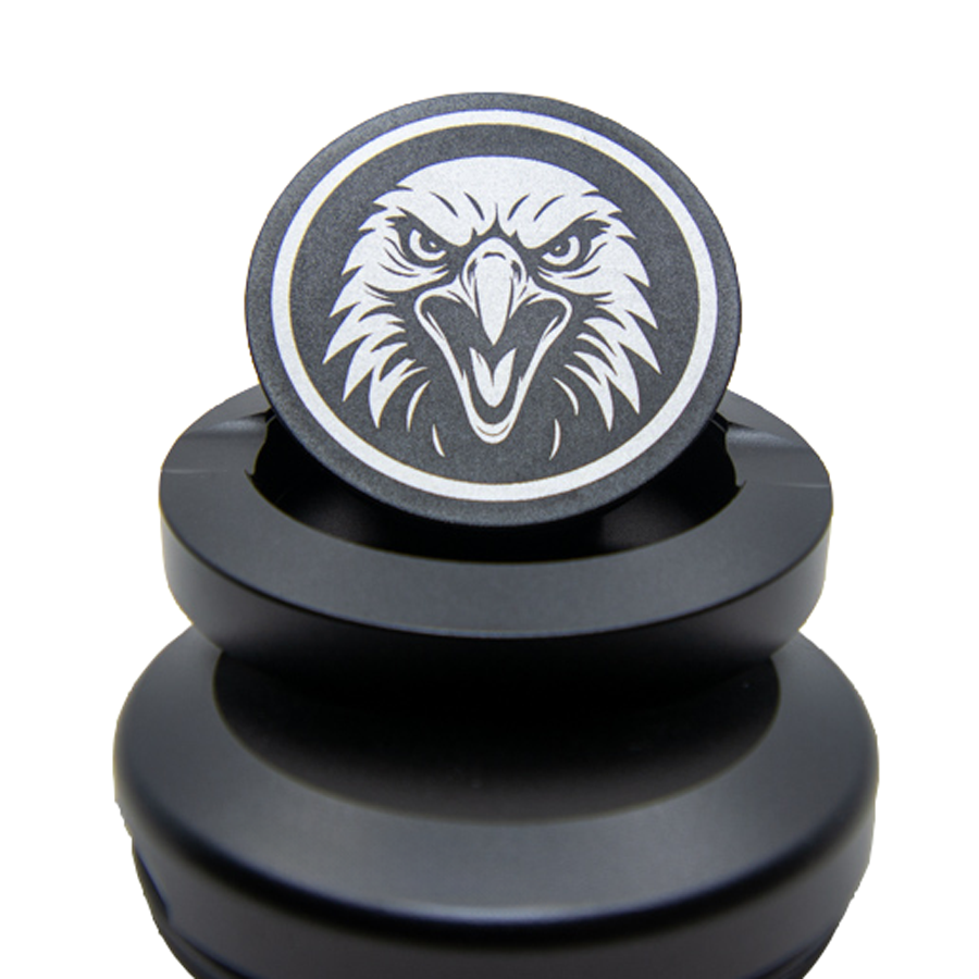 Gravierte Snusdose Aluminium  "Aquila Prime" 3-tlg.
