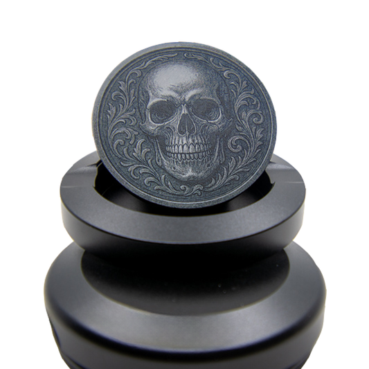 Gravierte Snusdose Aluminium "Calavera" 3-tlg.