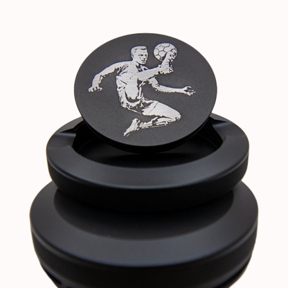 Gravierte Snusdose Aluminium  "Kickoff" 3-tlg.