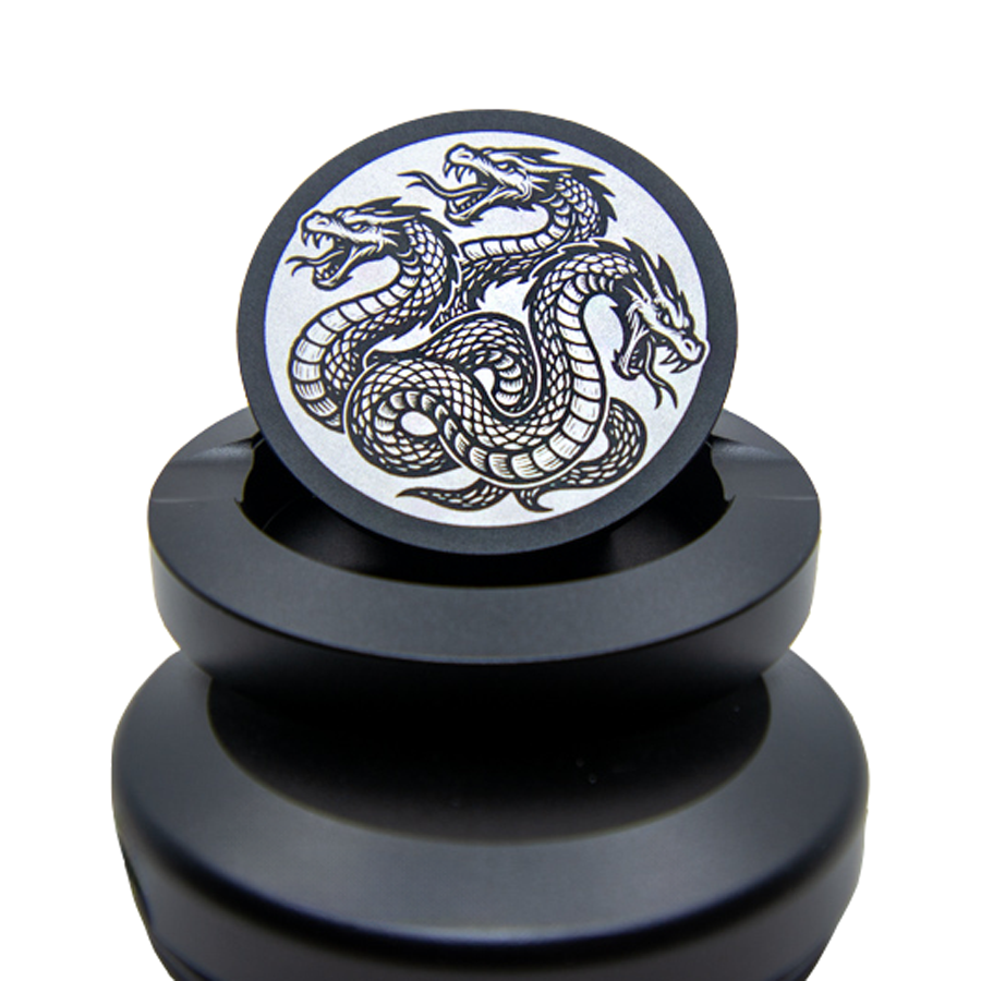 Gravierte Snusdose Aluminium "Hydra" 3-tlg.