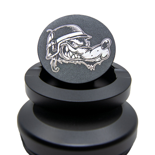 Gravierte Snusdose Aluminium "Iron Fang" 3-tlg.