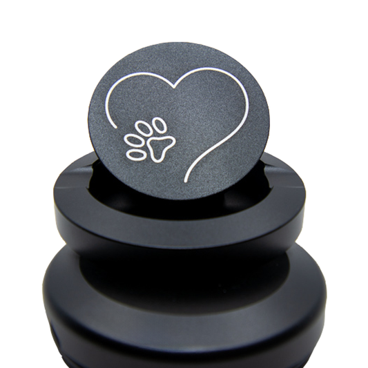 Gravierte Snusdose Aluminium "Paw Love" 3-tlg.