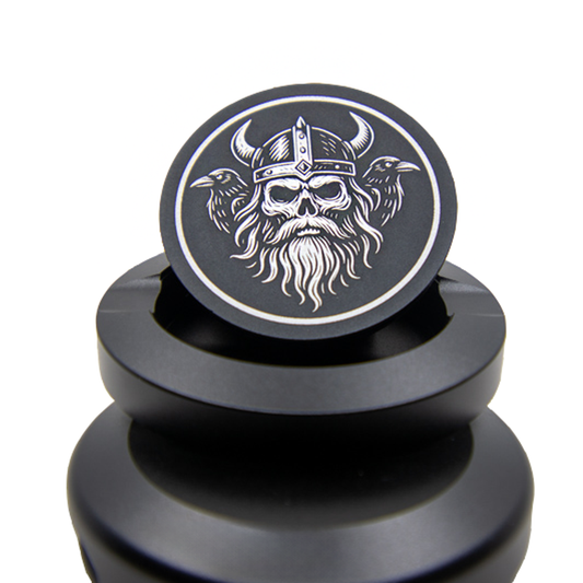 Gravierte Snusdose Aluminium "Ravengard" 3-tlg.
