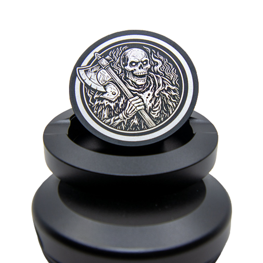 Gravierte Snusdose Aluminium "Lord Morthan" 3-tlg.