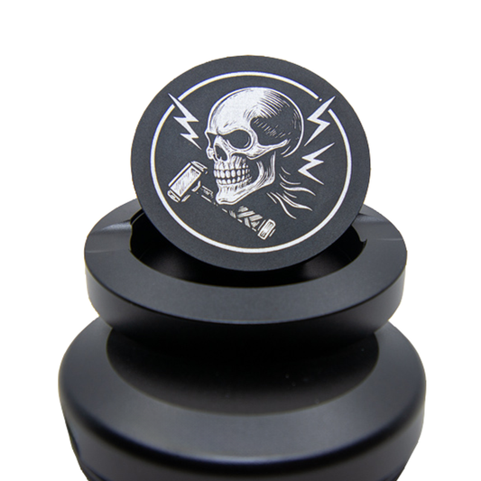 Gravierte Snusdose Aluminium "Thundergrim" 3-tlg.