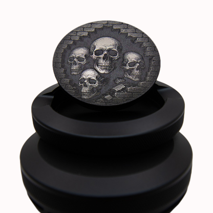 Gravierte Snusdose Aluminium "Deathwatch Four" 3-tlg.