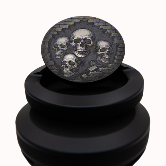 Gravierte Snusdose Aluminium "Deathwatch Four" 3-tlg.