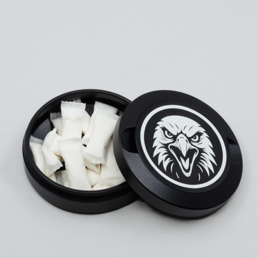 Gravierte Snusdose Aluminium  "Aquila Prime" 3-tlg.