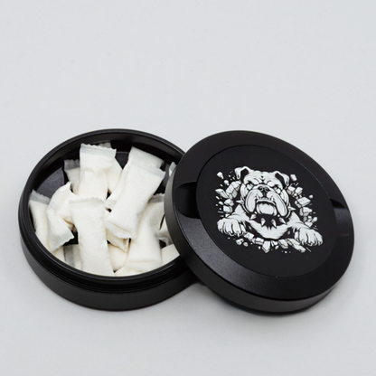 Gravierte Snusdose Aluminium "Buddy" 3-tlg.