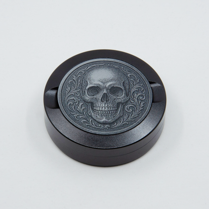 Gravierte Snusdose Aluminium "Calavera" 3-tlg.