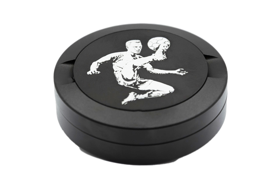 Gravierte Snusdose  "Fussball" 3-tlg.