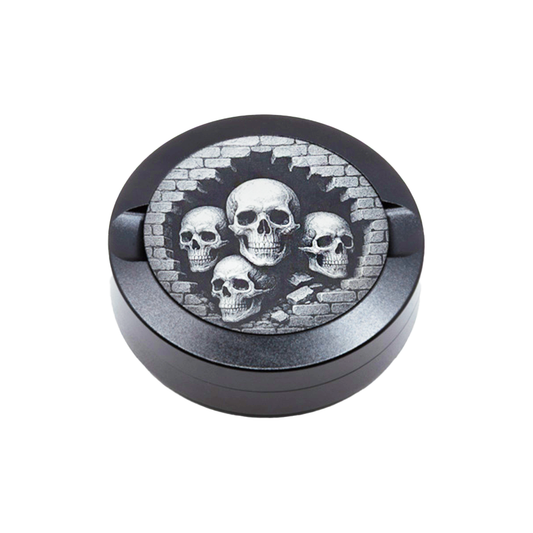 Gravierte Snusdose Aluminium "Deathwatch Four" 3-tlg.