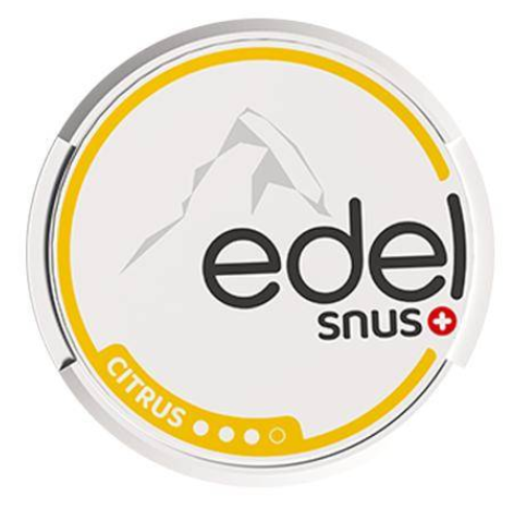 Edel Snus - CITRUS ist die erste Wahl für Kenner, die Wert auf Qualität und Stil legen