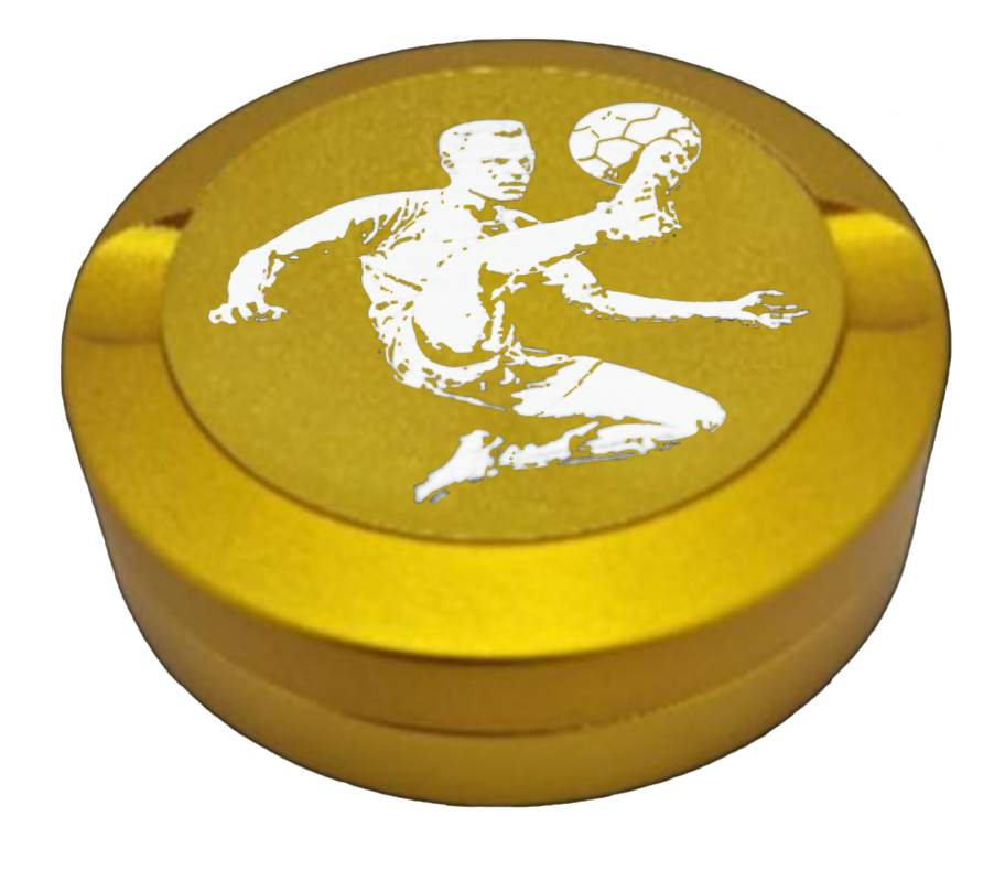 Gravierte Snusdose  "Fussball" 3-tlg.