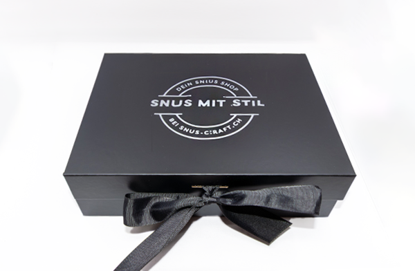 Premium Geschenkbox Silber -  Das stilvolle Snus-Erlebnis in edler Verpackung
