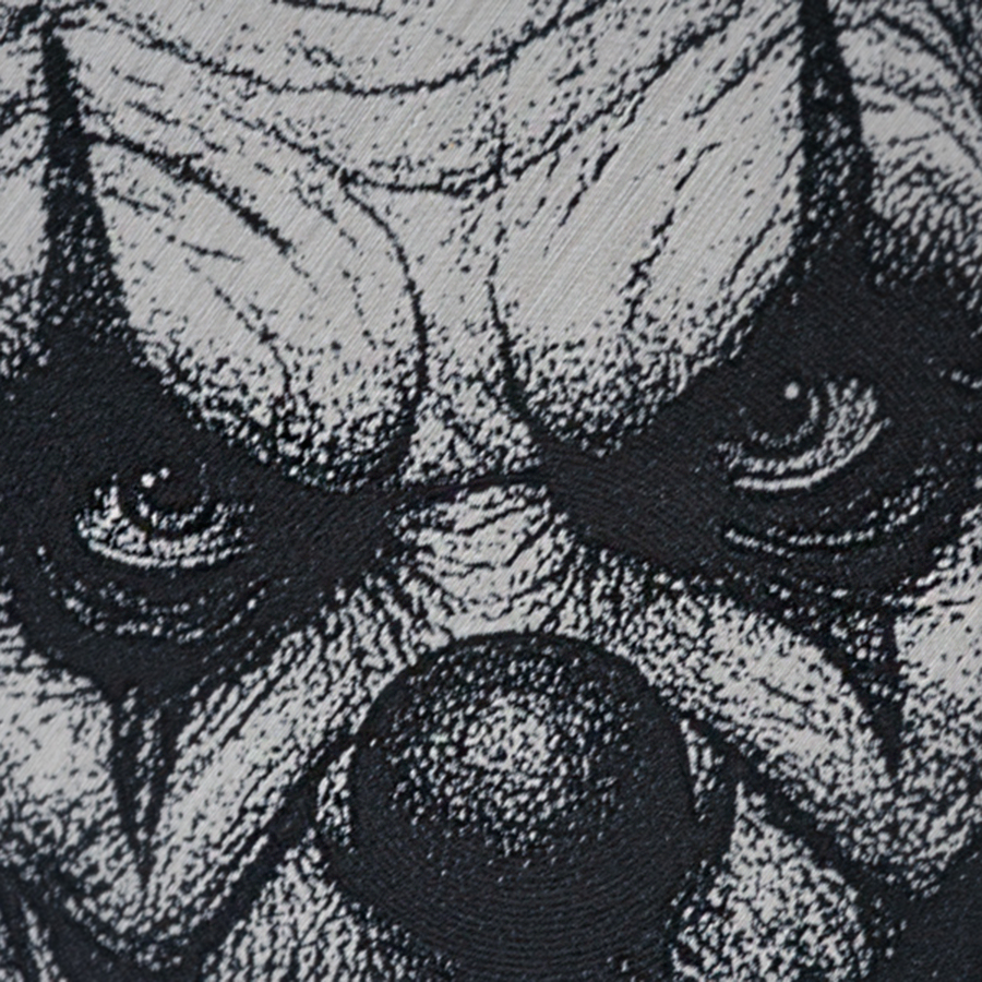 Snusdose graviert mit Evil Break Motiv aus Aluminium, personalisierte Lasergravur, robuste Aufbewahrungsdose für Snus