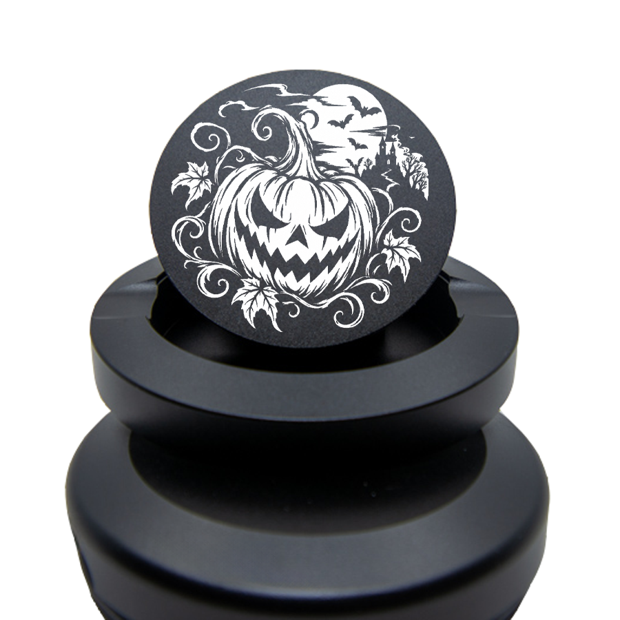 Gravierte Snusdose Aluminium "Halloween Kürbis" 3-tlg.