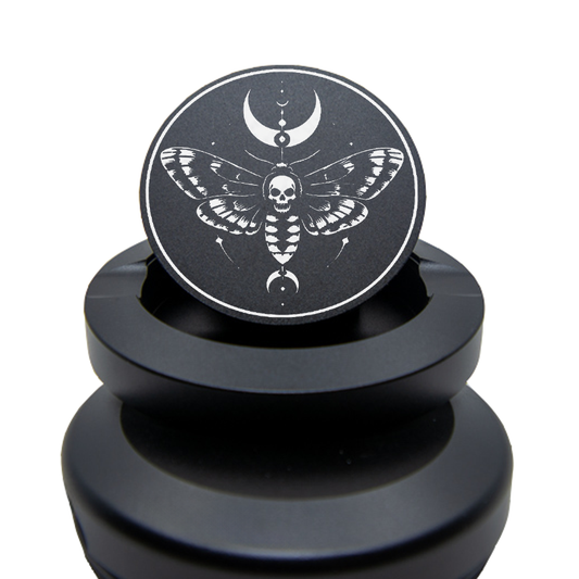 Gravierte Snusdose Aluminium "Halloween Motte" 3-tlg.