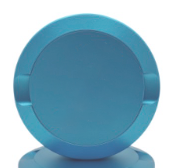 Snusdose Aluminium - personalisierbar  - 3-tlg.- hellblau