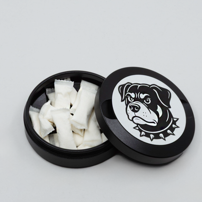 Gravierte Snusdose Aluminium "Herkules" 3-tlg.