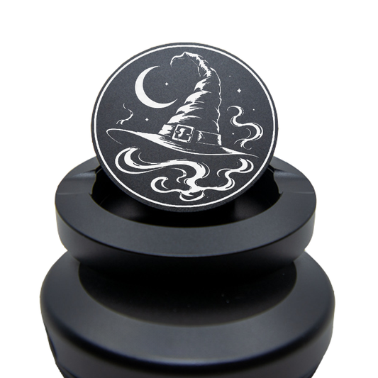 Gravierte Snusdose Aluminium "Halloween Hexenhut" 3-tlg.