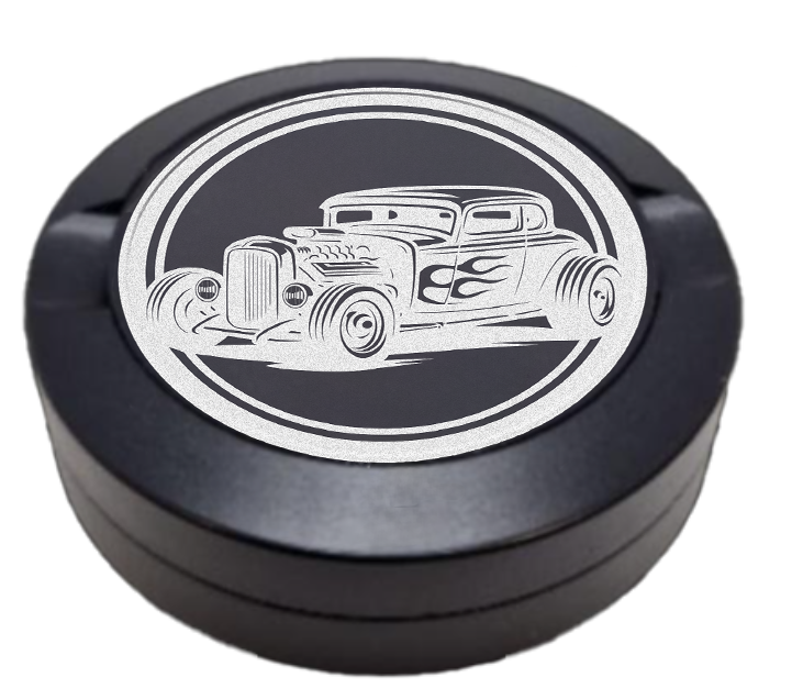 Gravierte Snusdose Aluminium  "HotRot" 3-tlg.