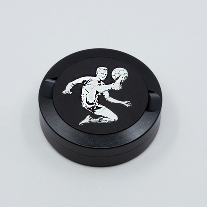 Gravierte Snusdose Aluminium  "Kickoff" 3-tlg.