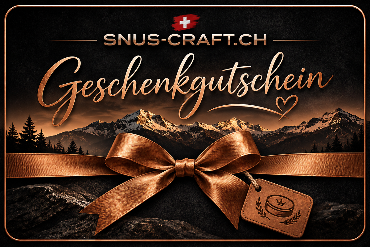 SNUS-CRAFT.CH Geschenkgutschein – Freude zum Verschenken 🎁