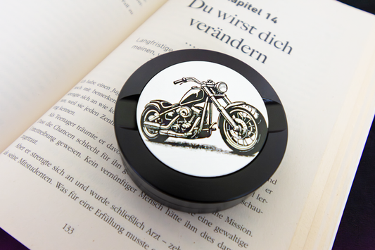 Gravierte Snusdose Aluminium "Ride On" 3-tlg.