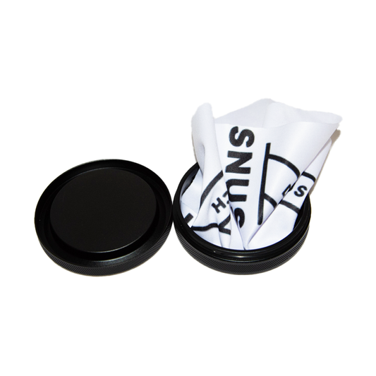 Reinigungstuch mit Logo, Snus mit Stil, weiches Tuch zur Reinigung von Snusdosen und Zubehör