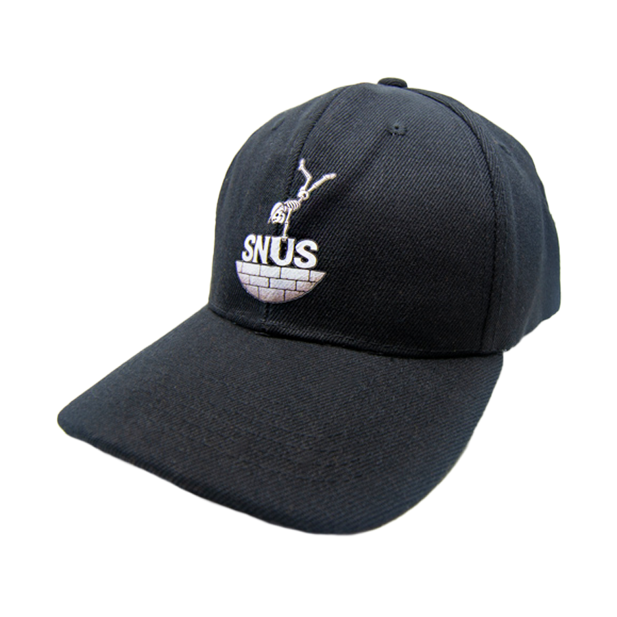Ripsi Baseballmütze in Schwarz mit aufgedrucktem Ripsi im Handstand Logo, frontales Design, verstellbarer Verschluss, stylisches Streetwear- Accessoire