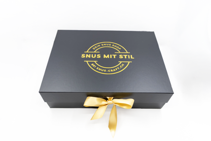 Premium Geschenkbox Gold- Das ultimative Snus-Erlebnis in edler Verpackung
