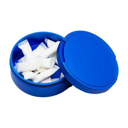 Aluminium -  Snusdose - Premium Blau 3tlg.