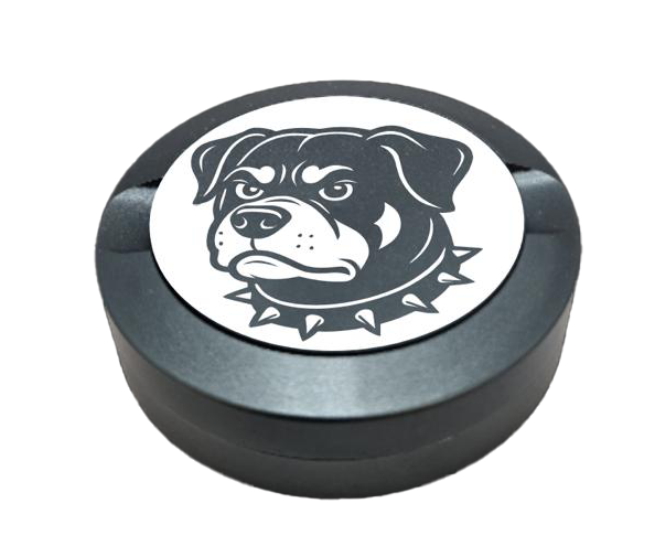 Snusdose mit Motiv Rottweiler grau