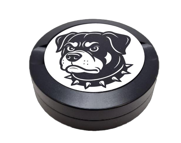 Snusdose mit Motiv Rottweiler schwarz