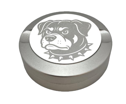 Snusdose mit Motiv Rottweiler silber
