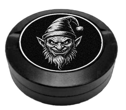 Gravierte Snusdose Aluminium  "Svartalf" 3-tlg.